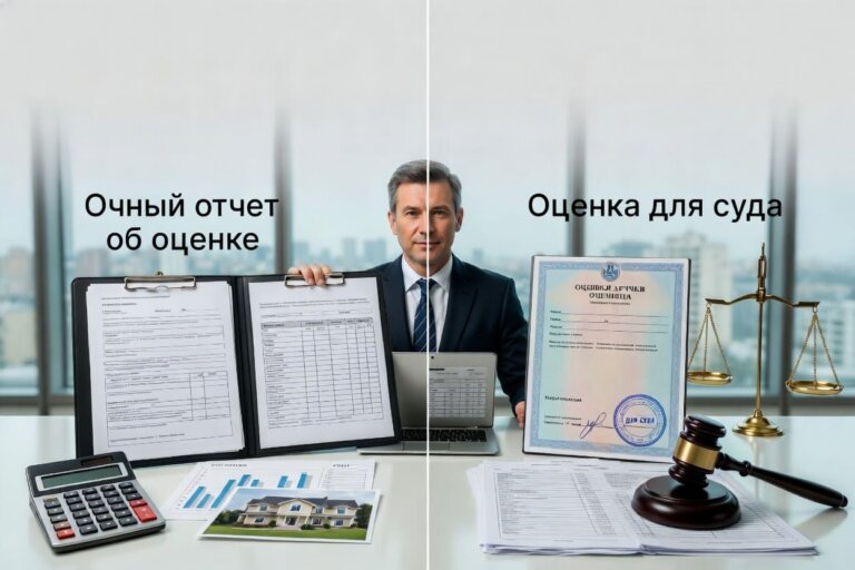 Оценка для суда и обычный отчет об оценке: в чем разница