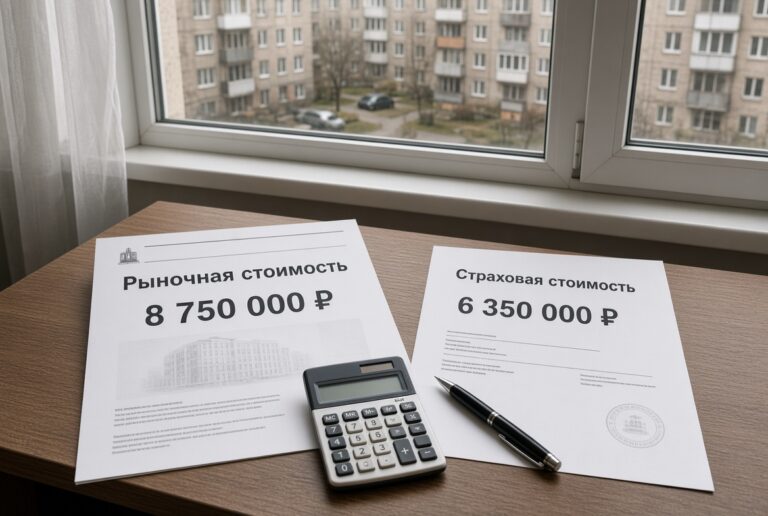 Страховая и рыночная стоимость имущества: в чём разница